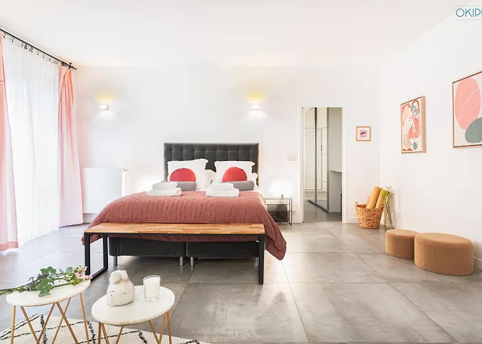 아파트 Spacious 90sqm - Zen Latin District - Notre-dame