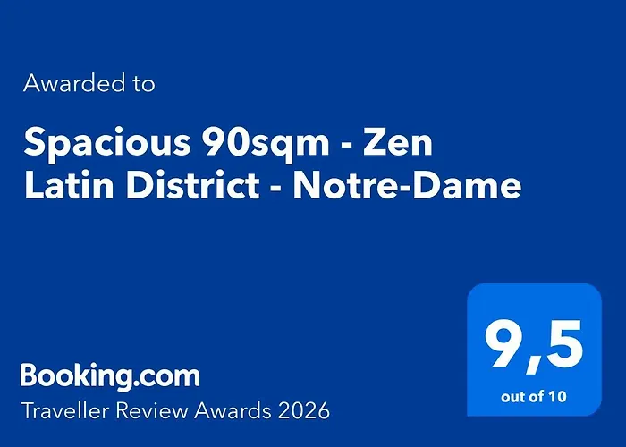 Spacious 90sqm - Zen Latin District - Notre-dame Appartement Paris